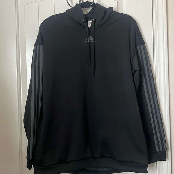 Adidas Gear Up Hoody Women Black Pullover - Picture 2 of 9